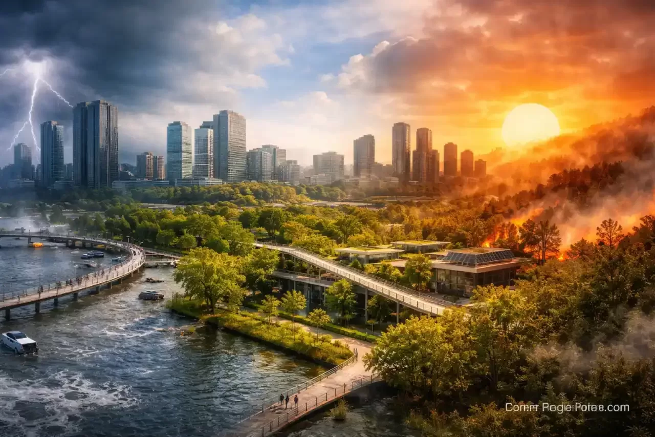 Espacios verdes que reducen el calor en ciudades