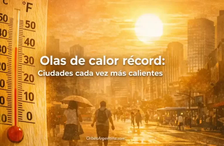 Olas de calor récord: ciudades cada vez más calientes