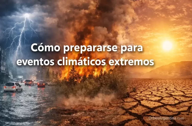 Cómo prepararse para eventos climáticos extremos