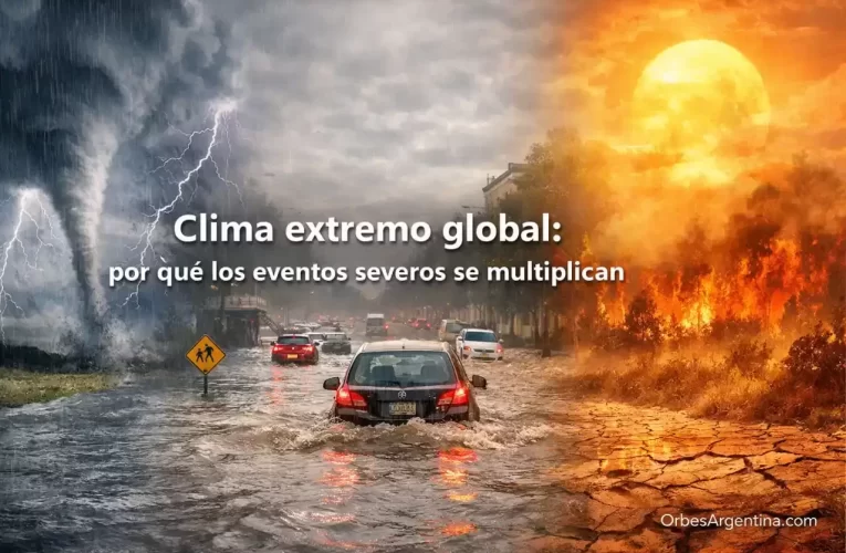 Clima extremo global: por qué los eventos severos se multiplican