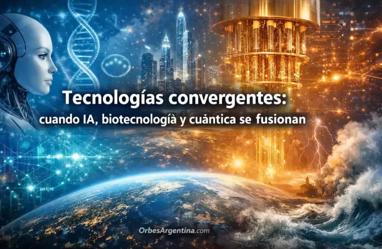 Tecnologías convergentes: cuando IA, biotecnología y cuántica se fusionan