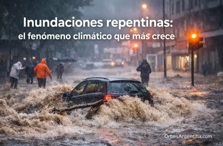 Inundaciones repentinas: el fenómeno climático que más crece