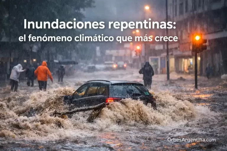 Inundaciones repentinas en ciudades: impacto del clima extremo