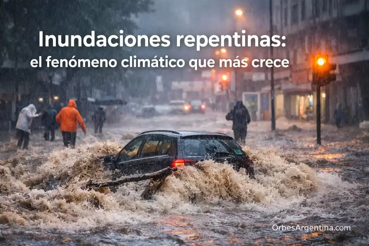Inundaciones repentinas en ciudades: impacto del clima extremo