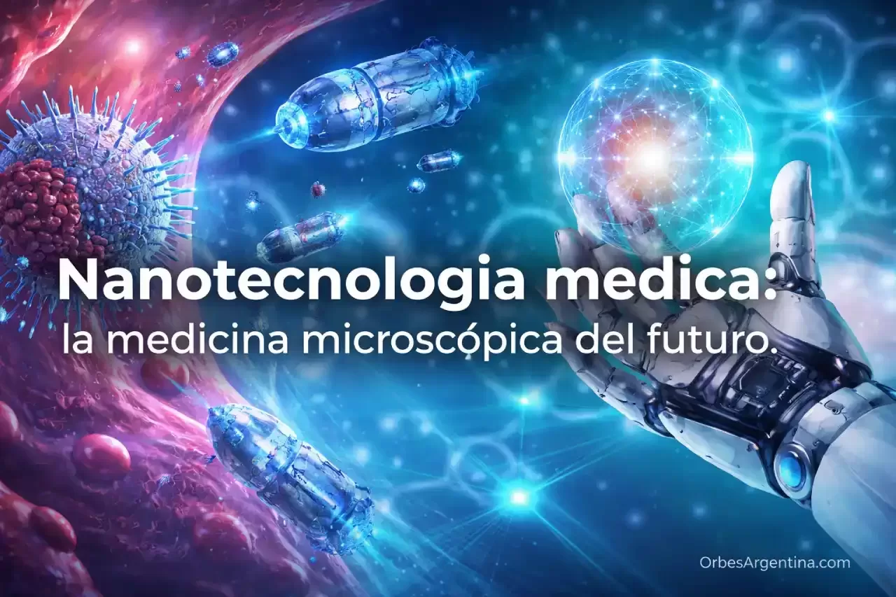 Nanotecnología médica actuando en células humanas