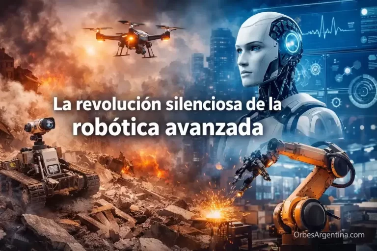 Robot de rescate en zona de desastre