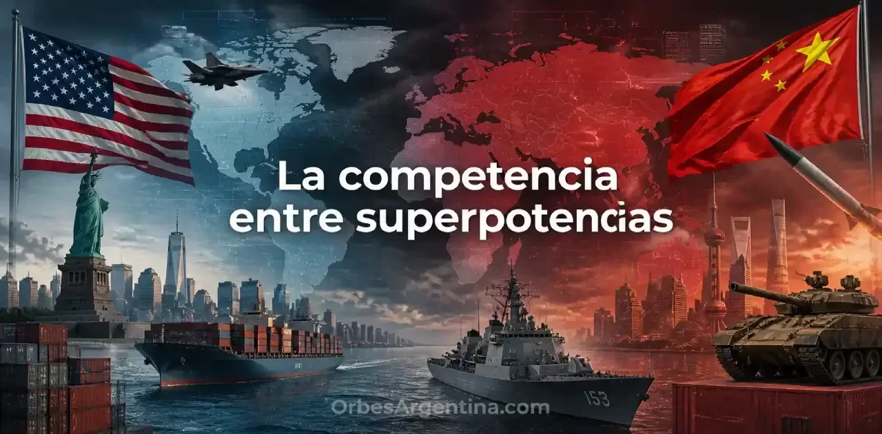 Competencia entre superpotencias mapa global 2026