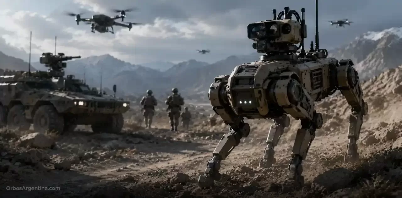 Drones de vigilancia y seguridad global moderna