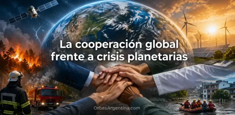 Cooperación internacional frente a crisis planetarias y clima extremo.