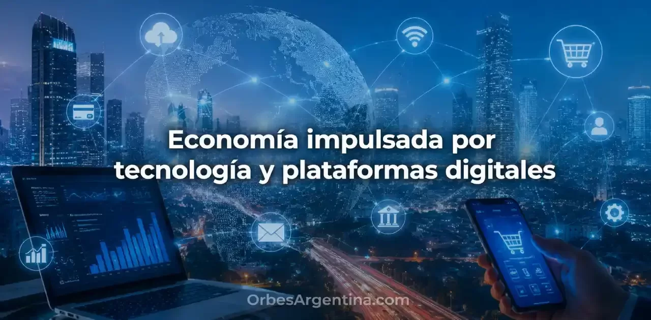Economía digital basada en plataformas tecnológicas