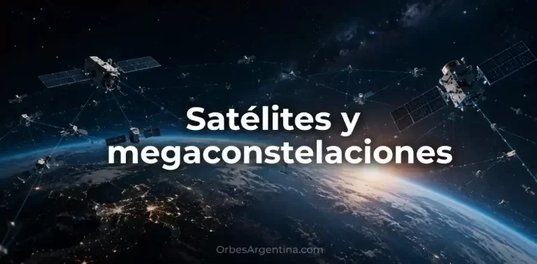 Megaconstelaciones satelitales orbitando la Tierra