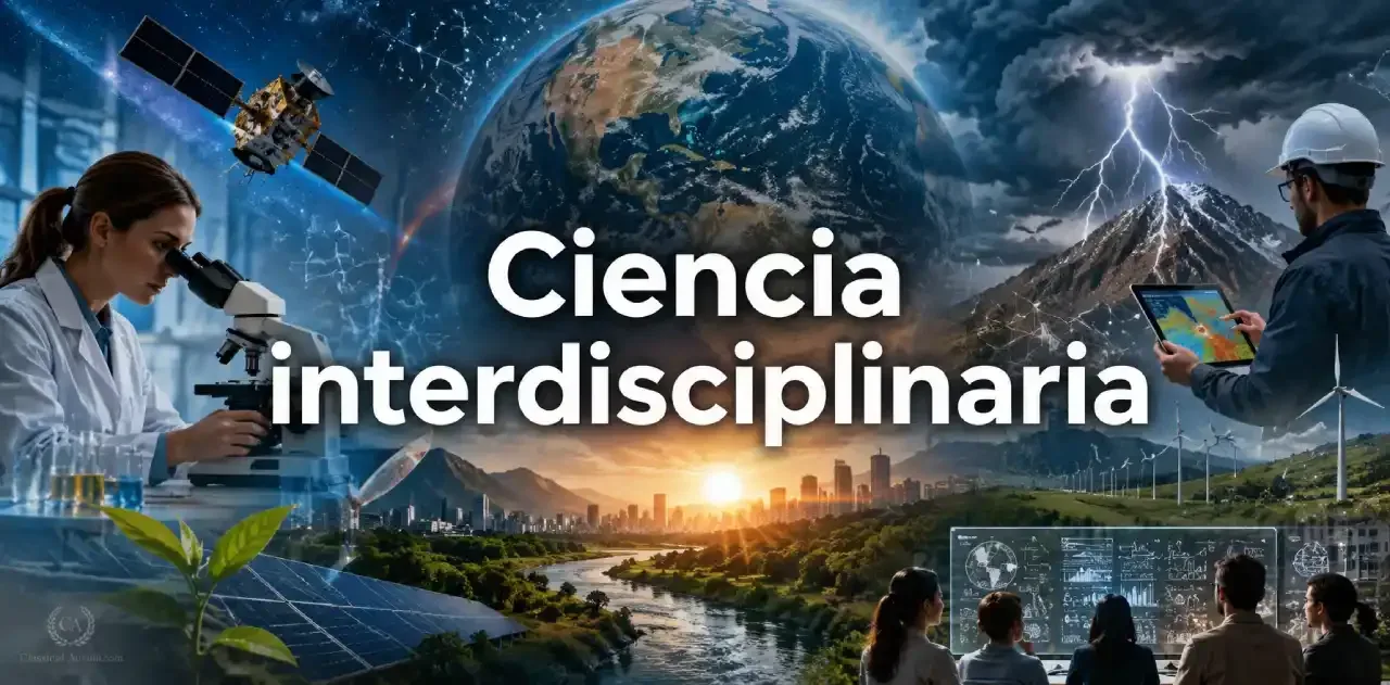 Ciencia interdisciplinaria aplicada al cambio climático.