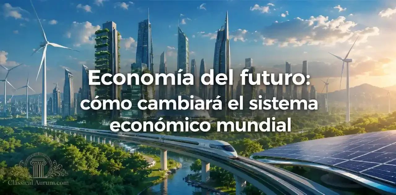 Economía del futuro impulsada por inteligencia artificial.