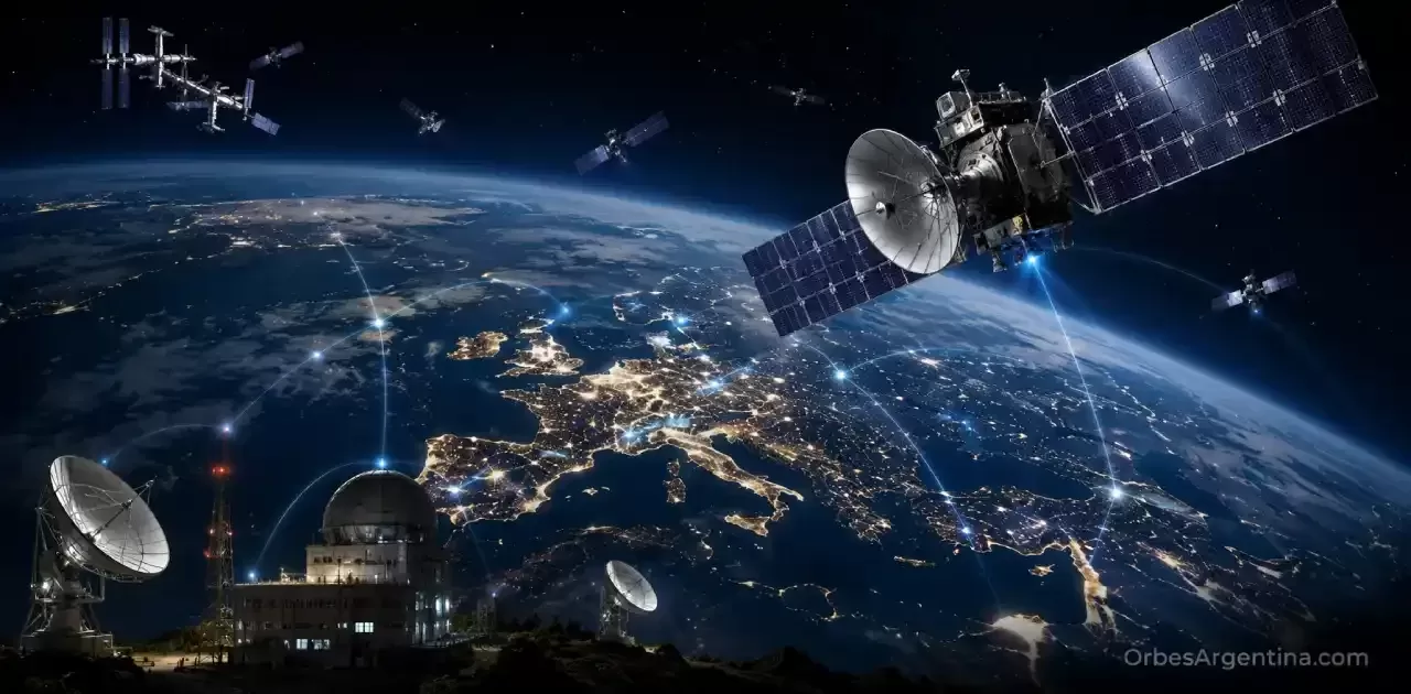 Satélites modernos para comunicaciones globales