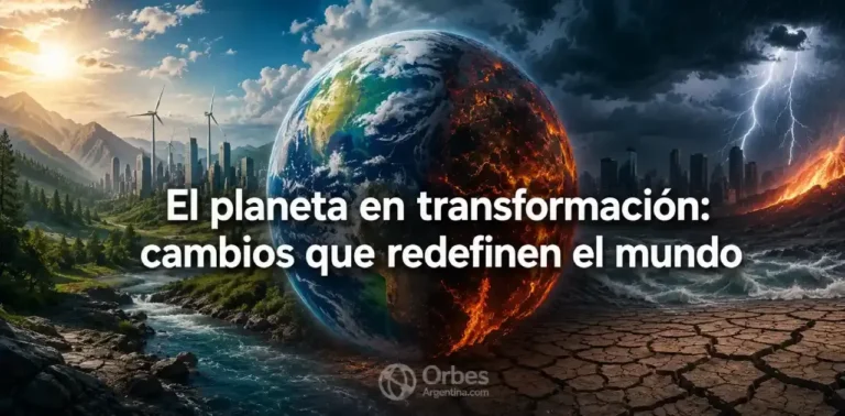 El planeta en transformación visto desde el espacio
