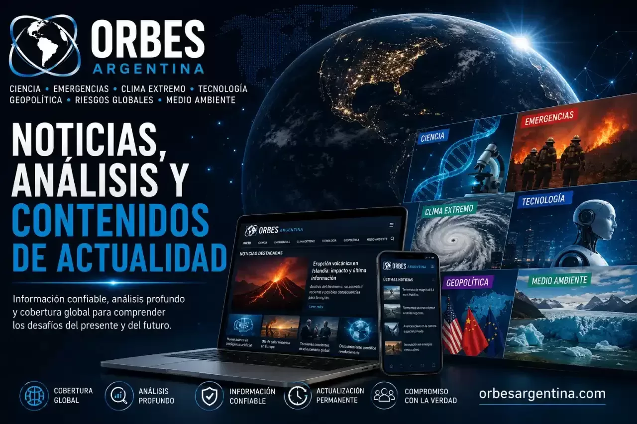 Orbes Argentina noticias, análisis y contenidos de actualidad sobre ciencia, tecnología, emergencias, clima extremo, geopolítica y riesgos globales.