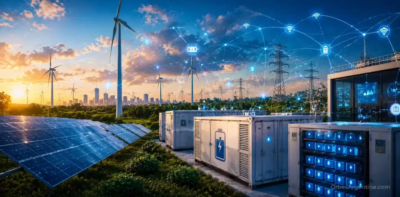 Paneles solares abasteciendo una ciudad resiliente.