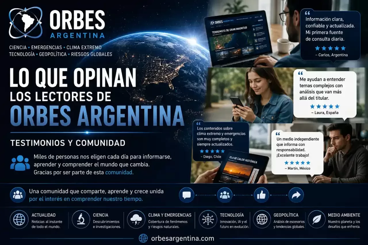 Lectores de Orbes Argentina compartiendo sus opiniones sobre la calidad de la información, los análisis y la comunidad del sitio.