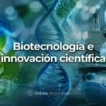 Laboratorio de biotecnología con investigadores analizando ADN.