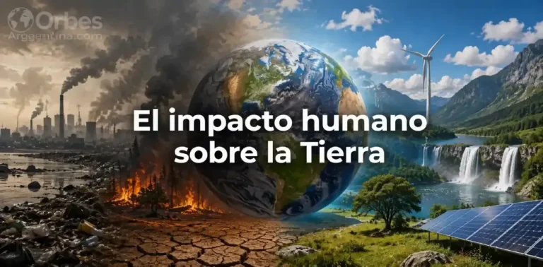 Vista satelital del impacto humano sobre la Tierra