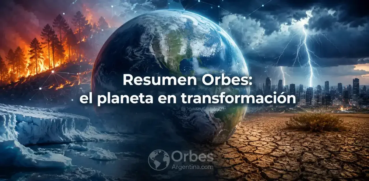 Planeta Tierra en transformación observado desde el espacio