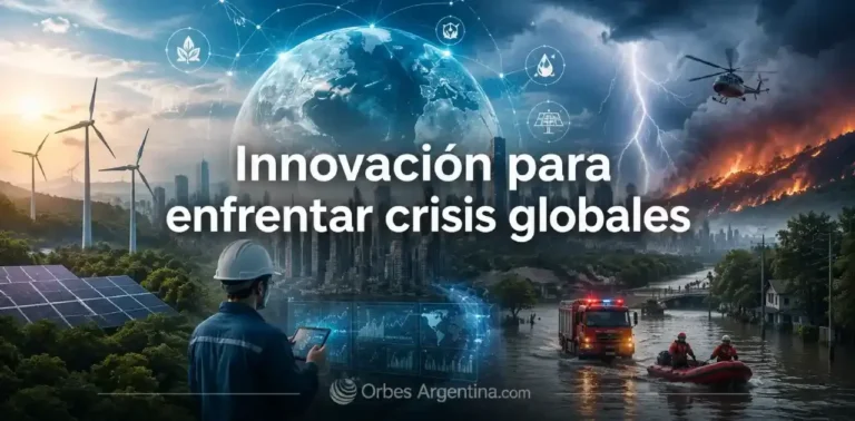 Innovación tecnológica para enfrentar crisis globales.