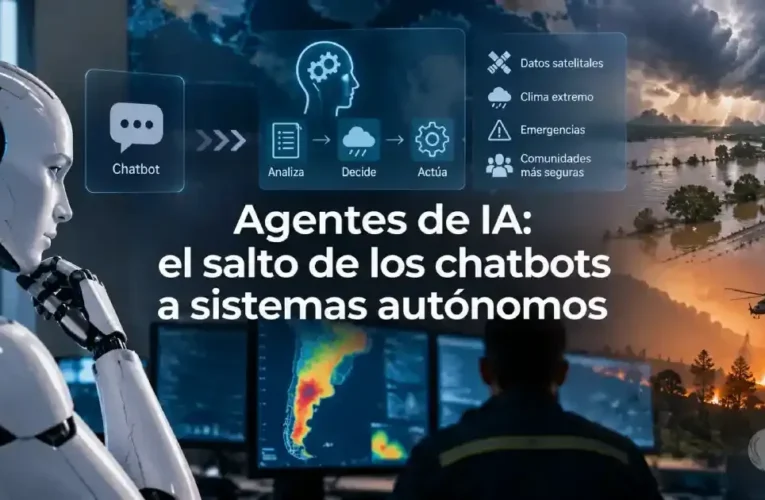 Agentes de IA: el salto de los chatbots a sistemas autónomos