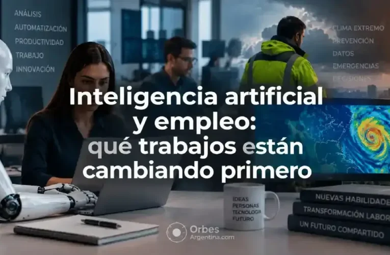 Inteligencia artificial y empleo: qué trabajos están cambiando primero