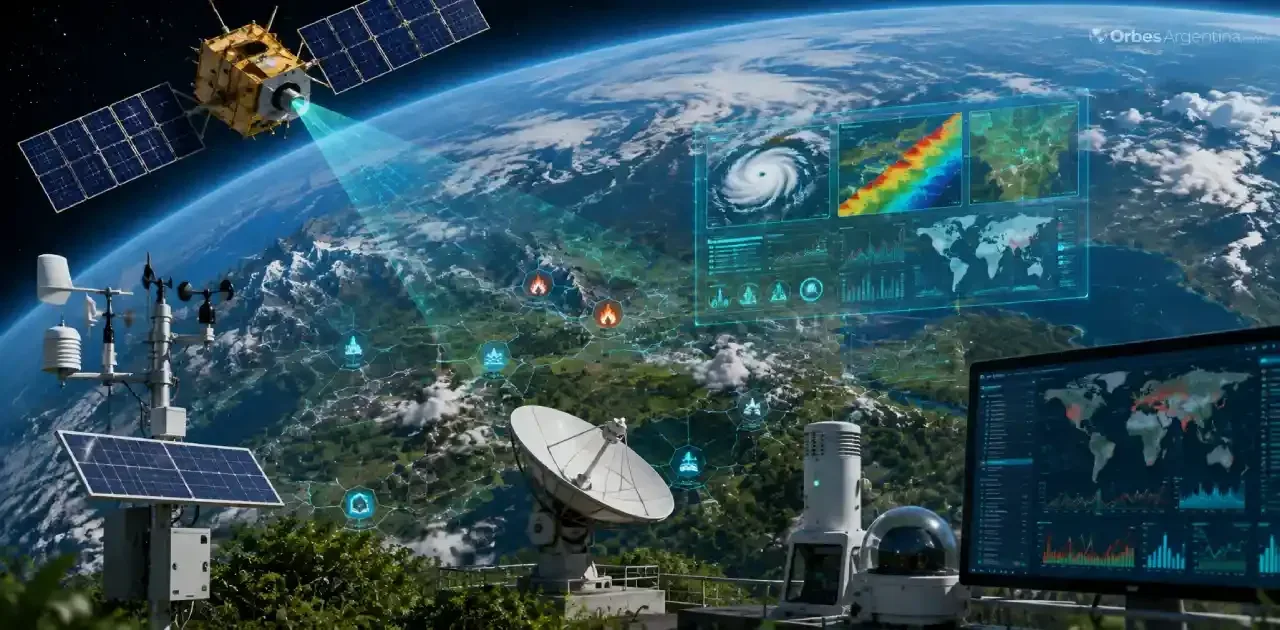 Satélites para monitorear emergencias ambientales desde el espacio