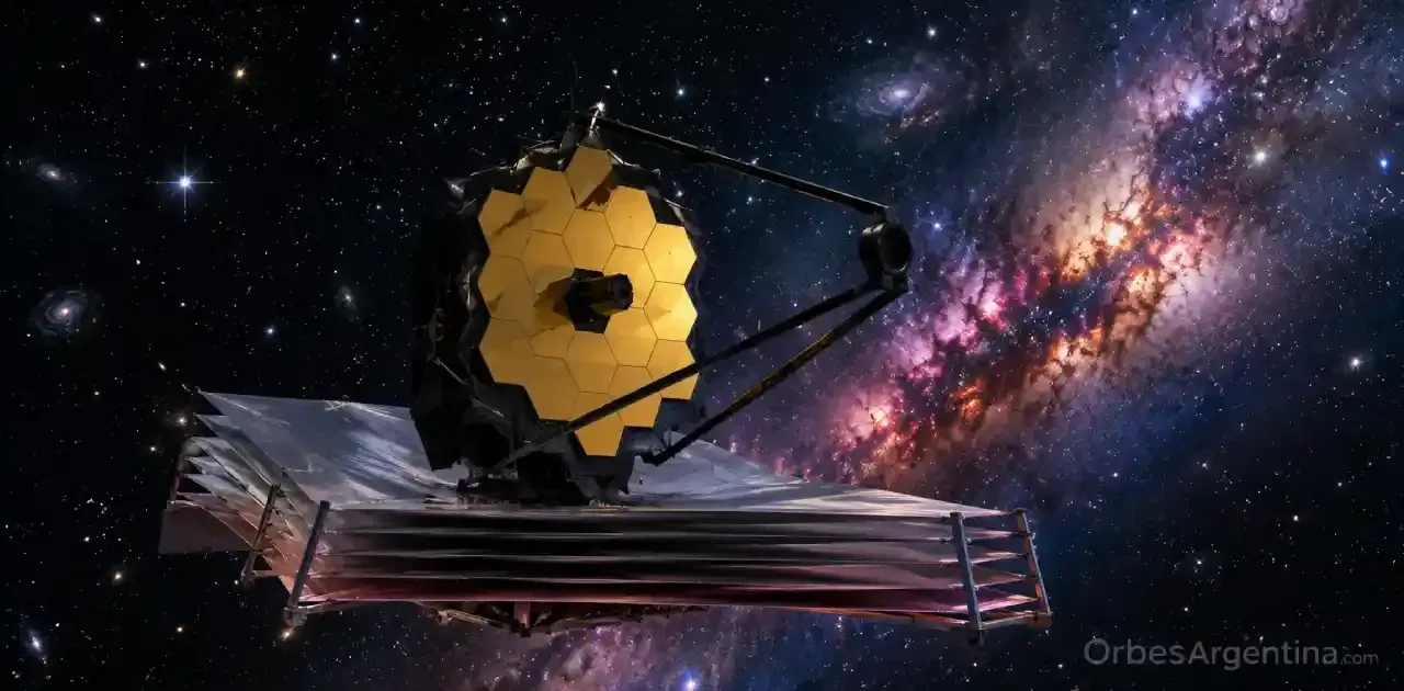 Telescopio Espacial James Webb observando el universo profundo