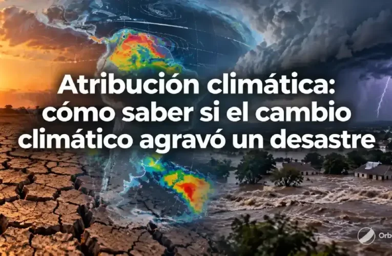 Atribución climática: cómo saber si el cambio climático agravó un desastre