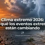 Clima extremo 2026 y eventos meteorológicos extremos