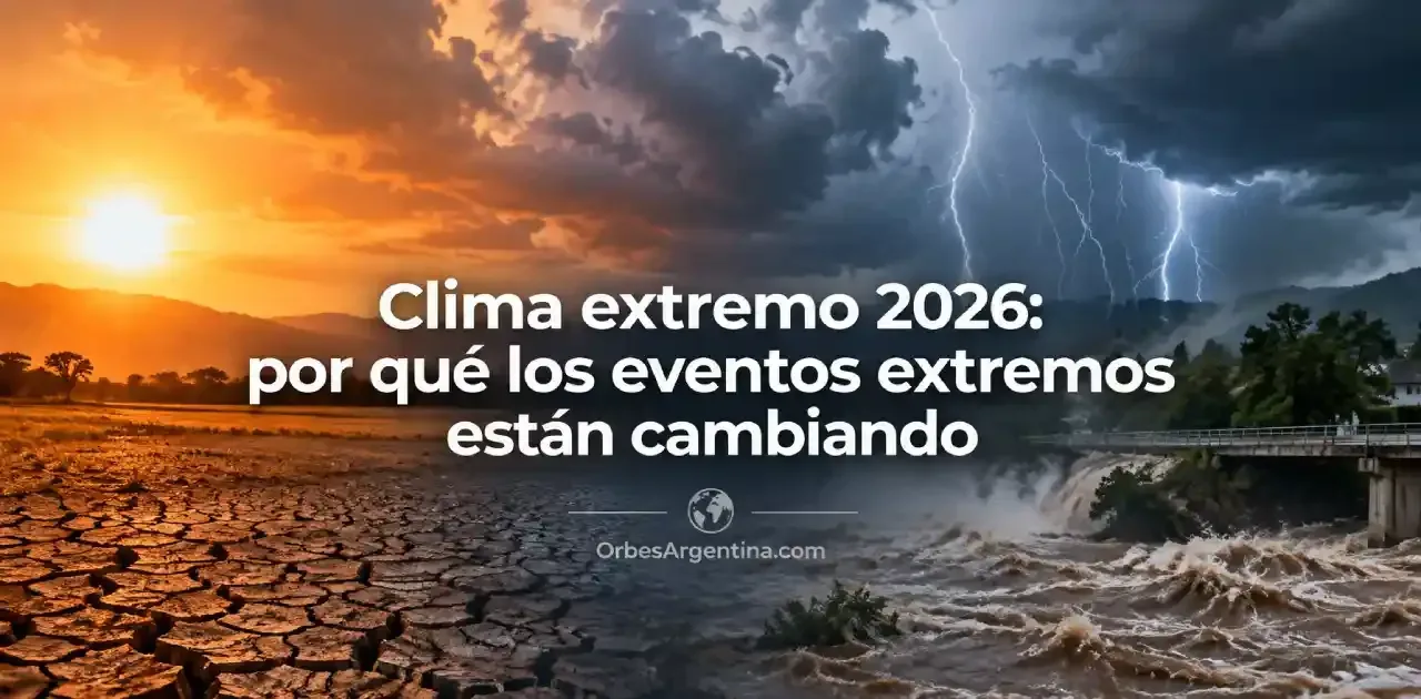 Clima extremo 2026 y eventos meteorológicos extremos