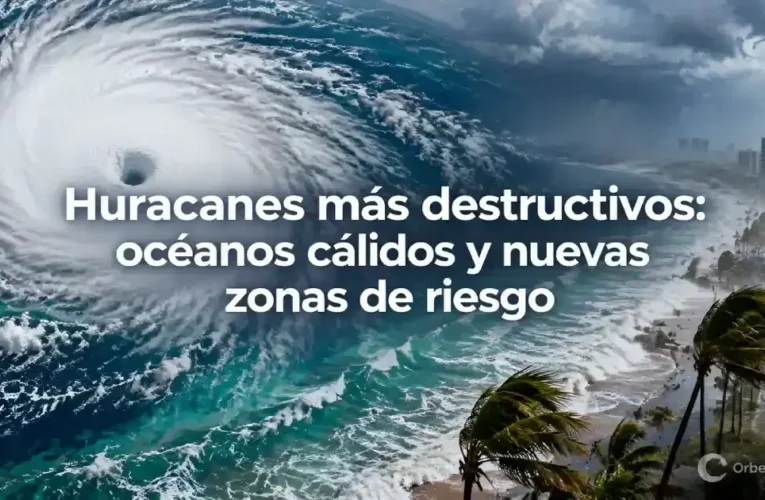 Huracanes más destructivos: océanos cálidos y nuevas zonas de riesgo