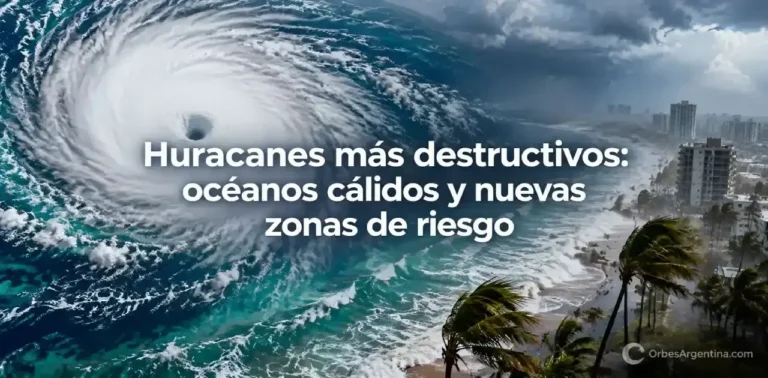 Huracanes más destructivos sobre océanos cálidos