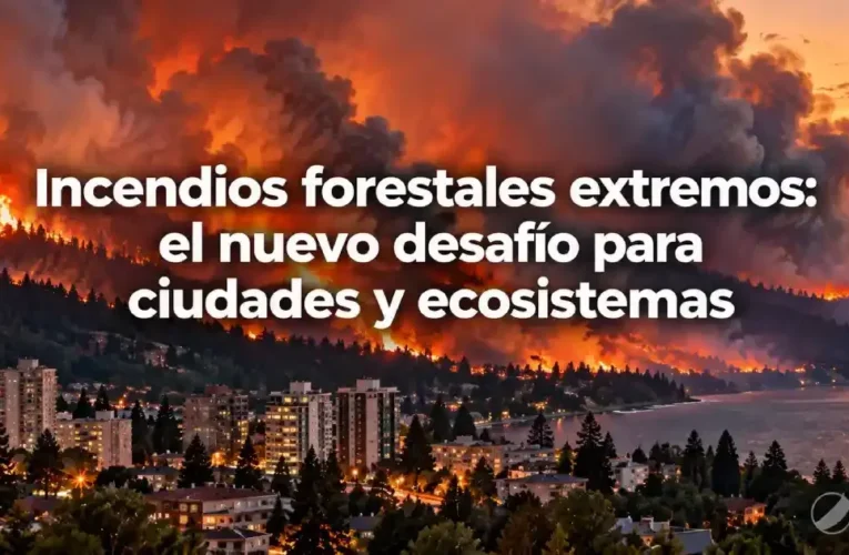 Incendios forestales extremos: el nuevo desafío para ciudades y ecosistemas