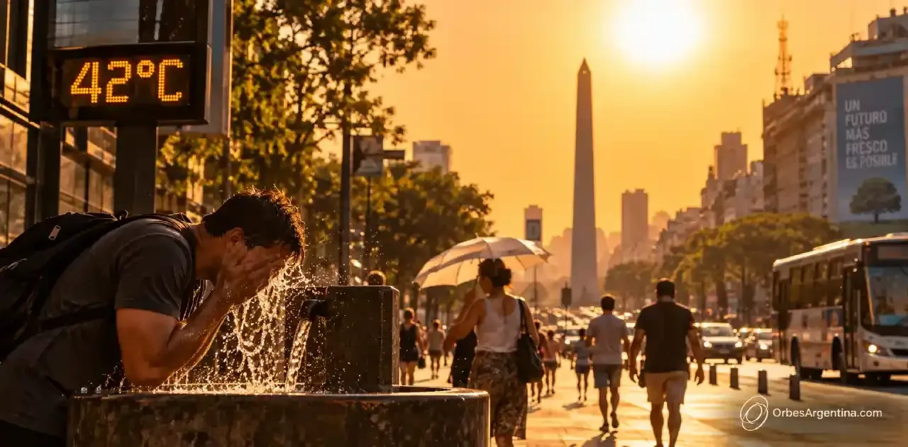 Isla de calor urbana durante temperaturas extremas
