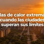 Olas de calor extremas sobre grandes ciudades