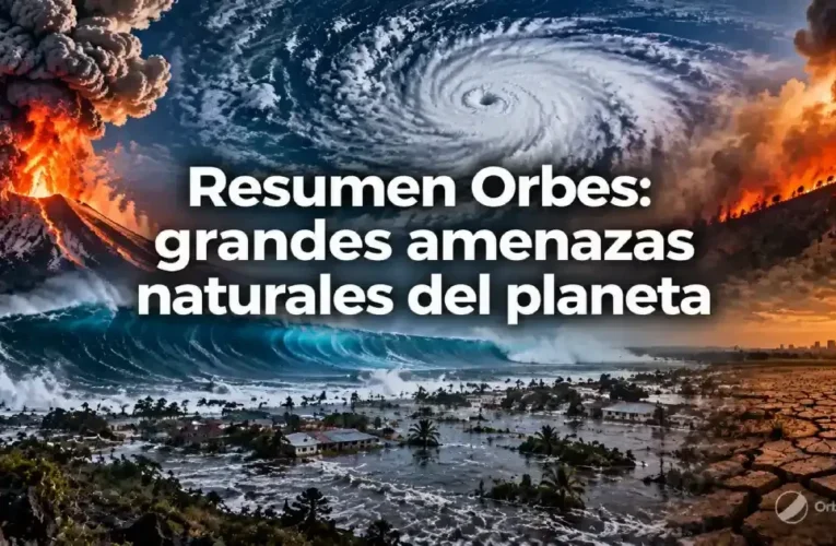 Resumen Orbes: grandes amenazas naturales del planeta
