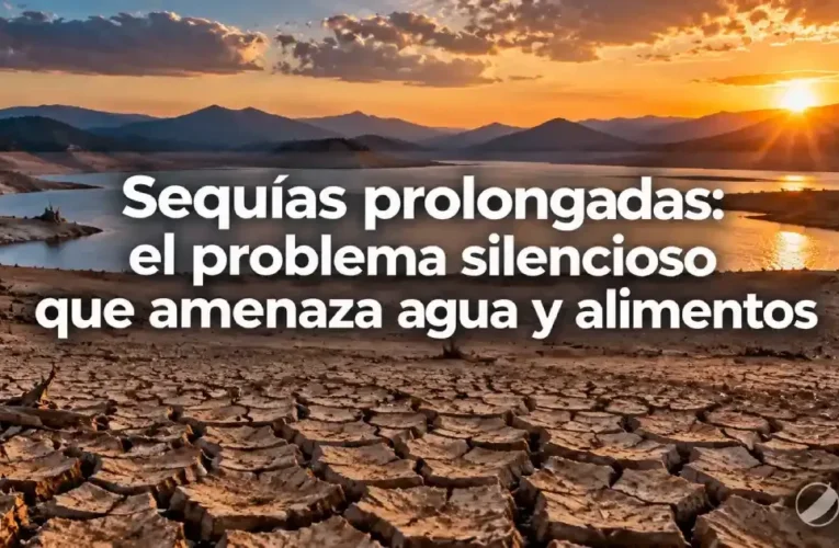 Sequías prolongadas: el problema silencioso que amenaza agua y alimentos