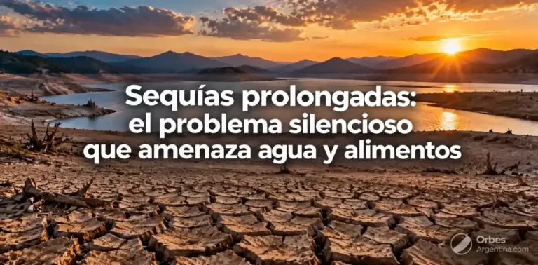Sequías prolongadas y escasez de agua en embalses
