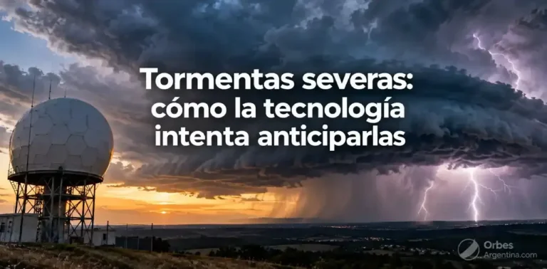 Tormenta severa detectada por radar meteorológico