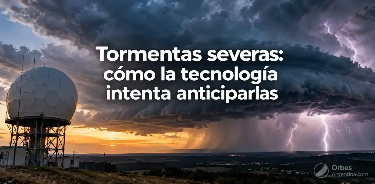 Tormenta severa detectada por radar meteorológico