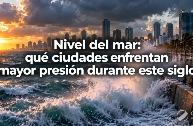 Nivel del mar: qué ciudades enfrentan mayor presión durante este siglo