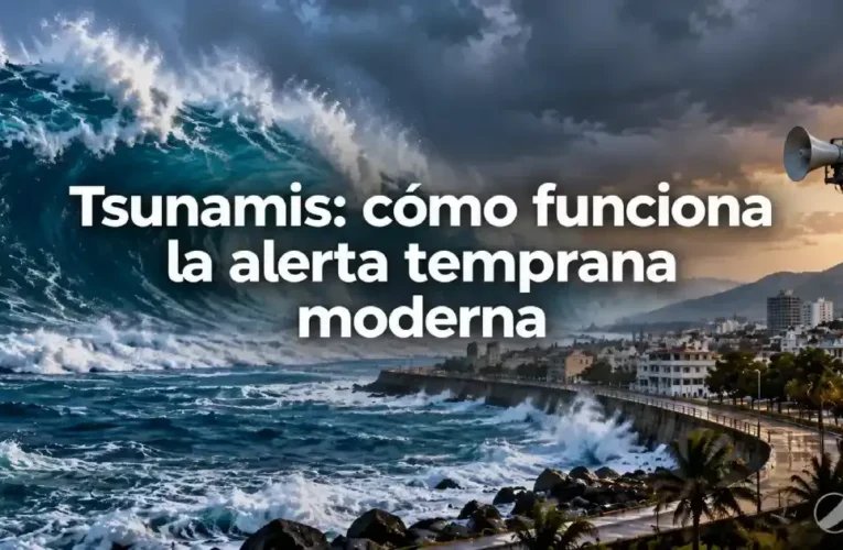 Tsunamis: cómo funciona la alerta temprana moderna